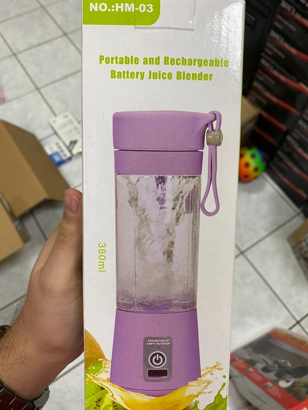 Licuadora Portatil - 380 Ml