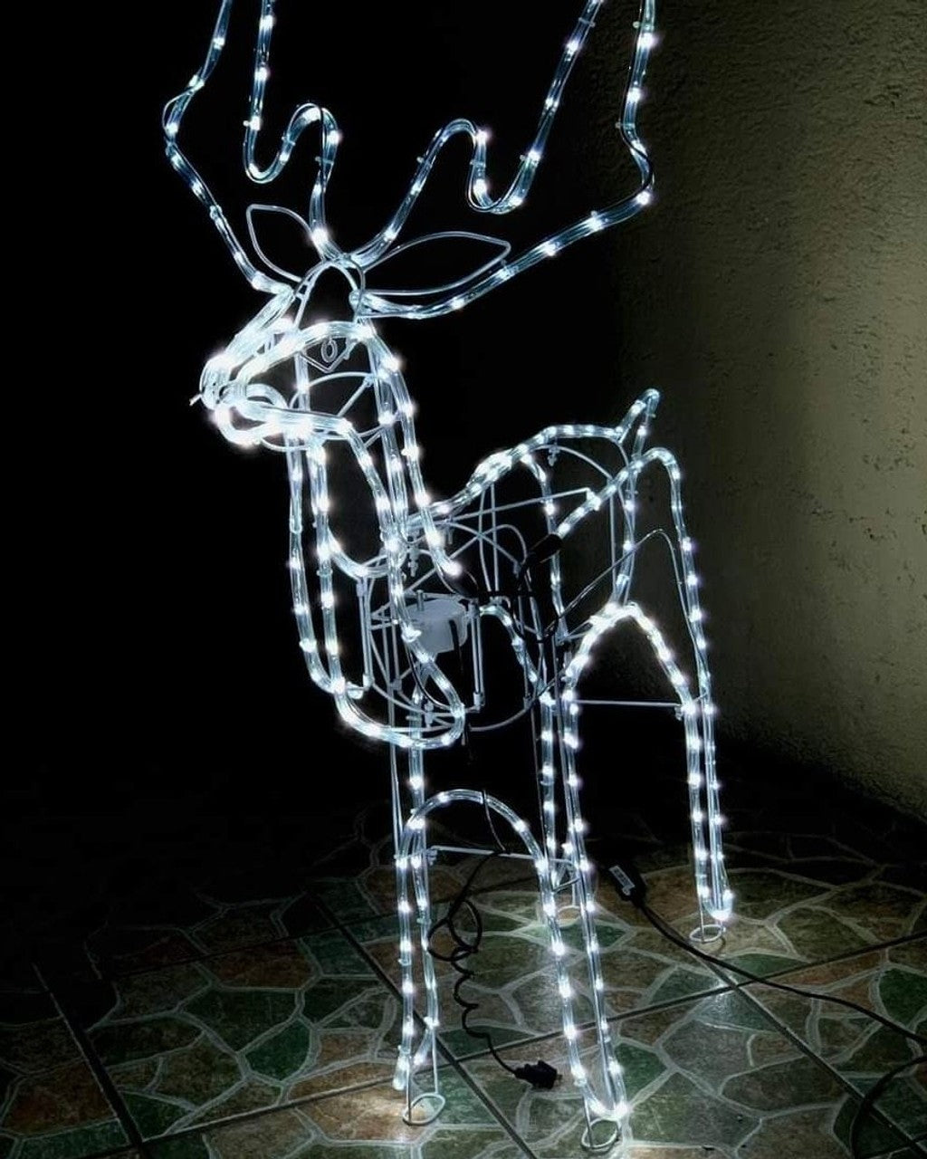 Venadito Armadura Esqueleto De Luces Pequeño