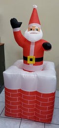 Inflable Santa Chimenea