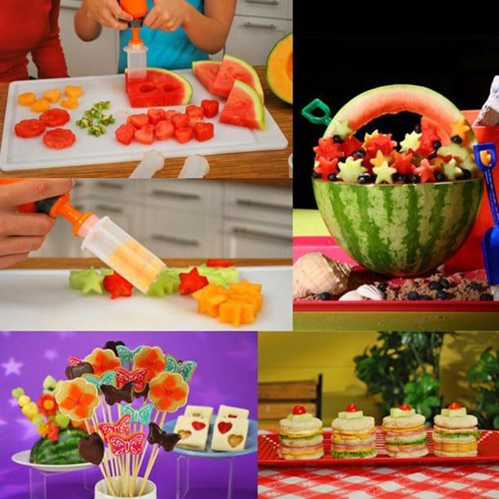 Corta Fruta - Kit 10 Piezas