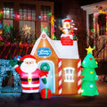Inflable Casita Santa Claus y Pinito