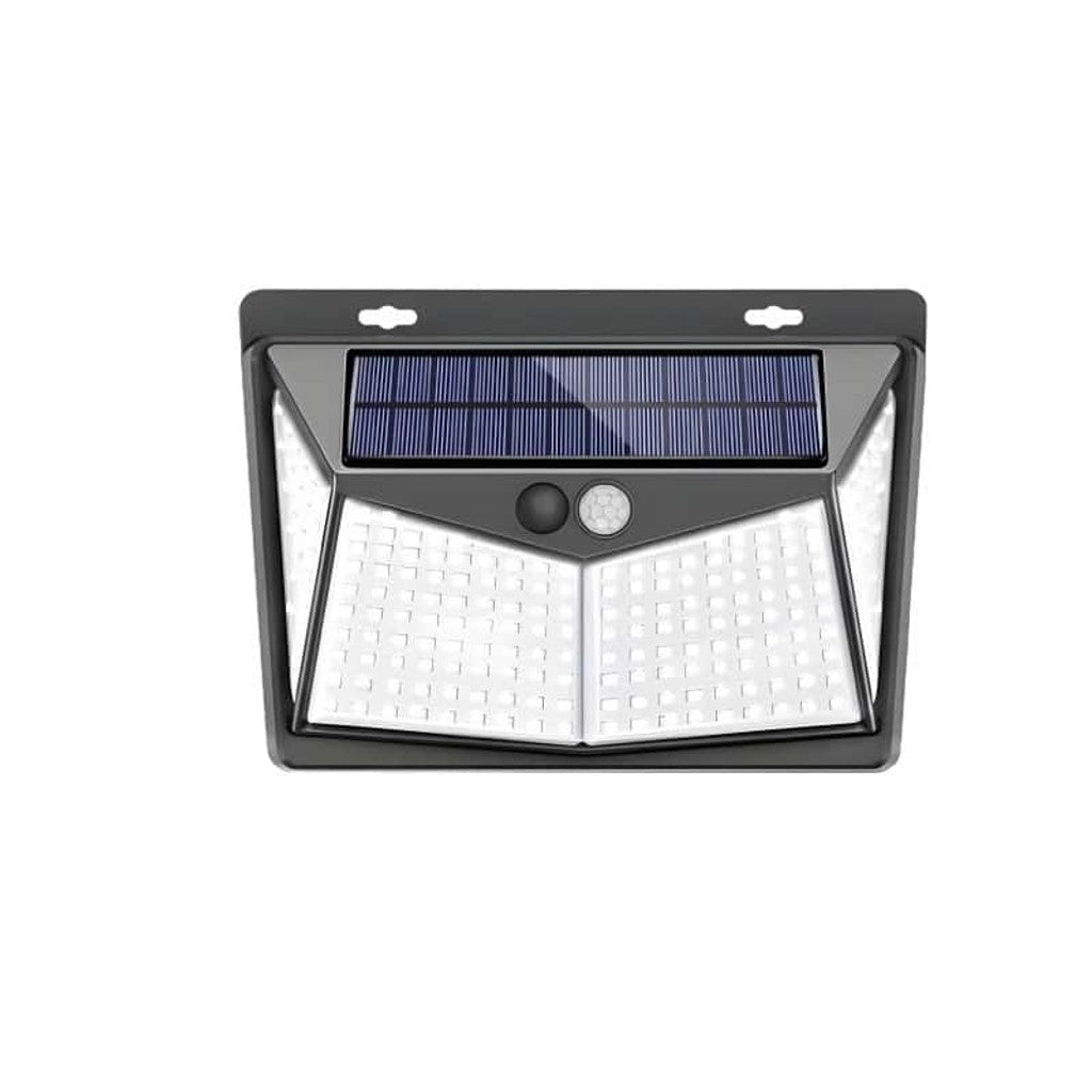 Lampara Con Panel Solar Y Sensor De Movimiento 208 Led