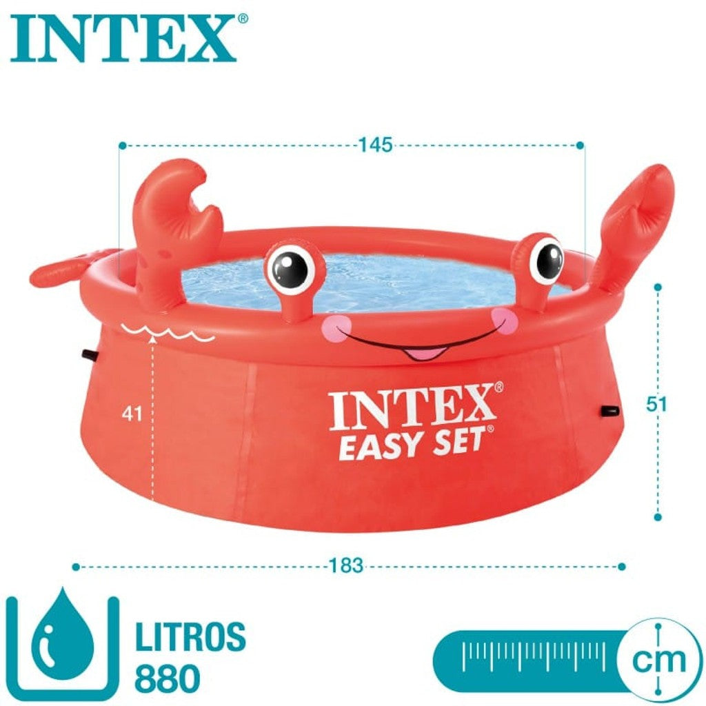 Piscina Inflable Redonda Intex Cangrejo - 1.83M X 51Cm