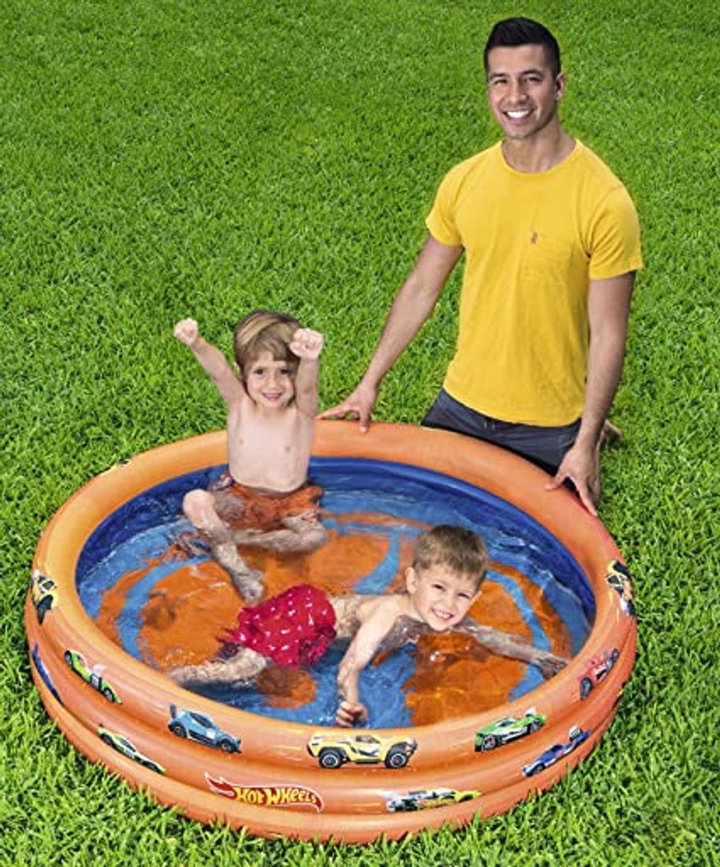 Piscina Inflable Bestway Hot Wheels 93403 1.22M X 25Cm