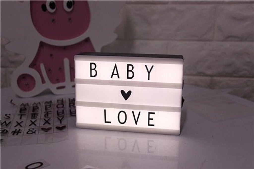 Caja Cinematica - Led Message Light Box