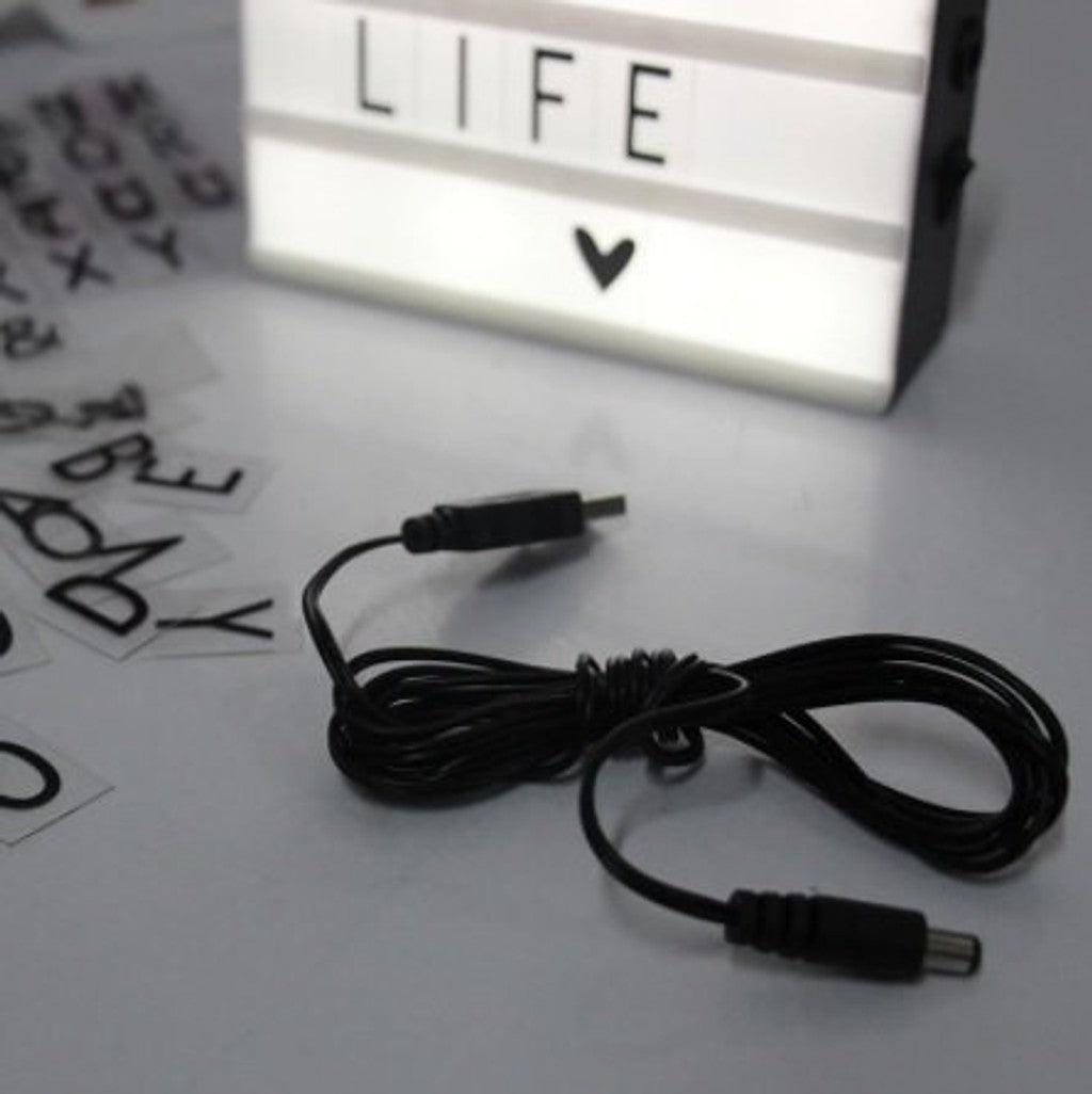 Caja Cinematica - Led Message Light Box