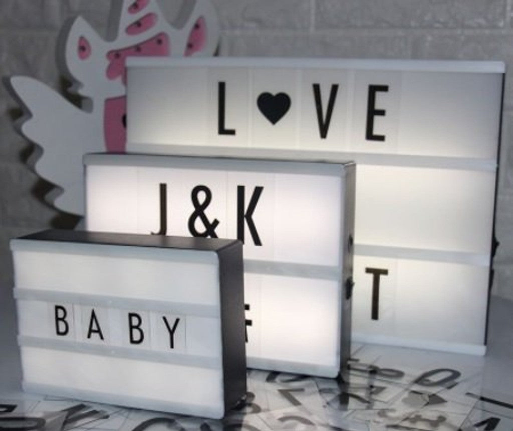Caja Cinematica - Led Message Light Box