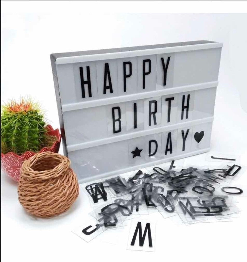 Caja Cinematica - Led Message Light Box