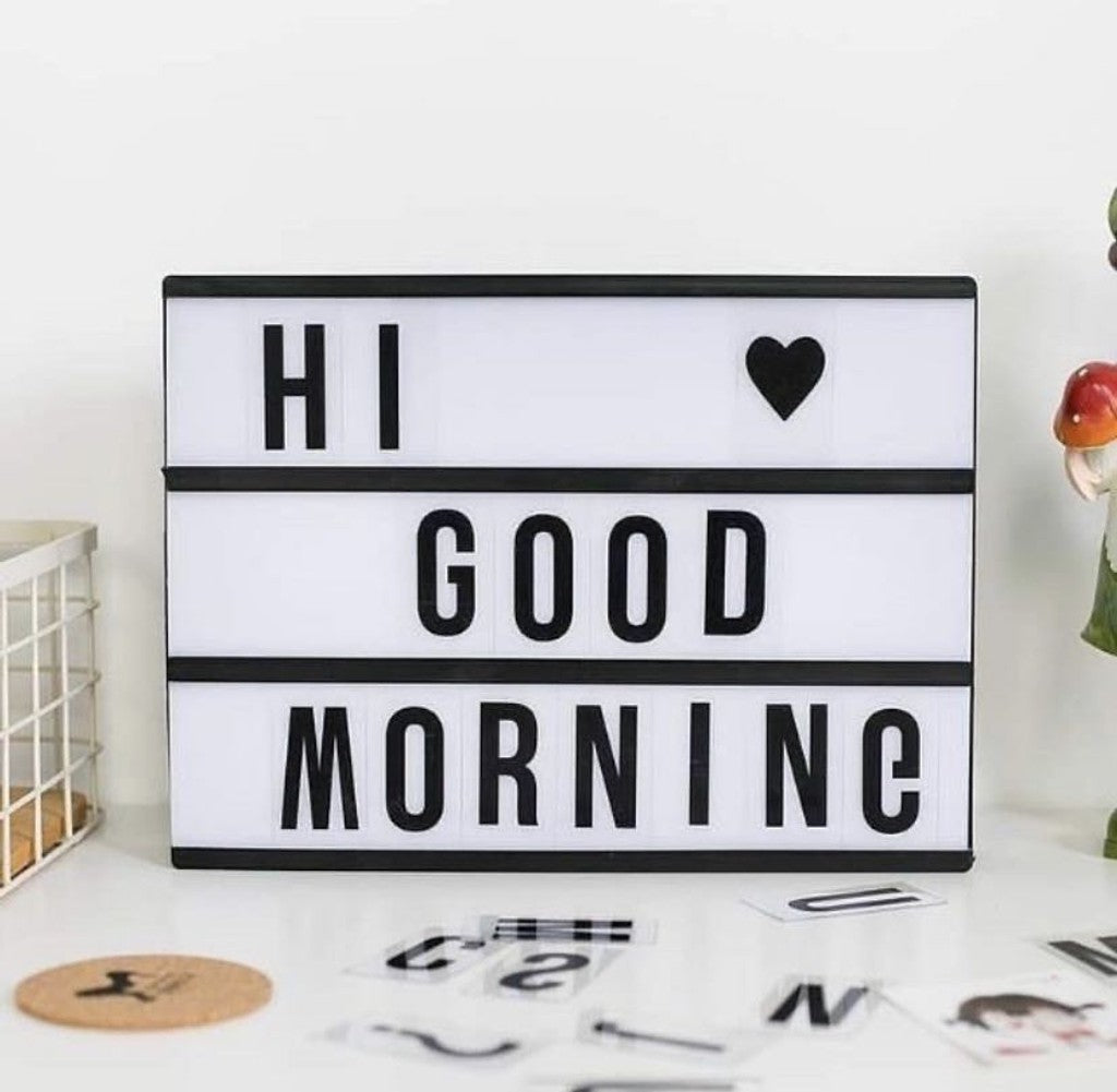 Caja Cinematica - Led Message Light Box