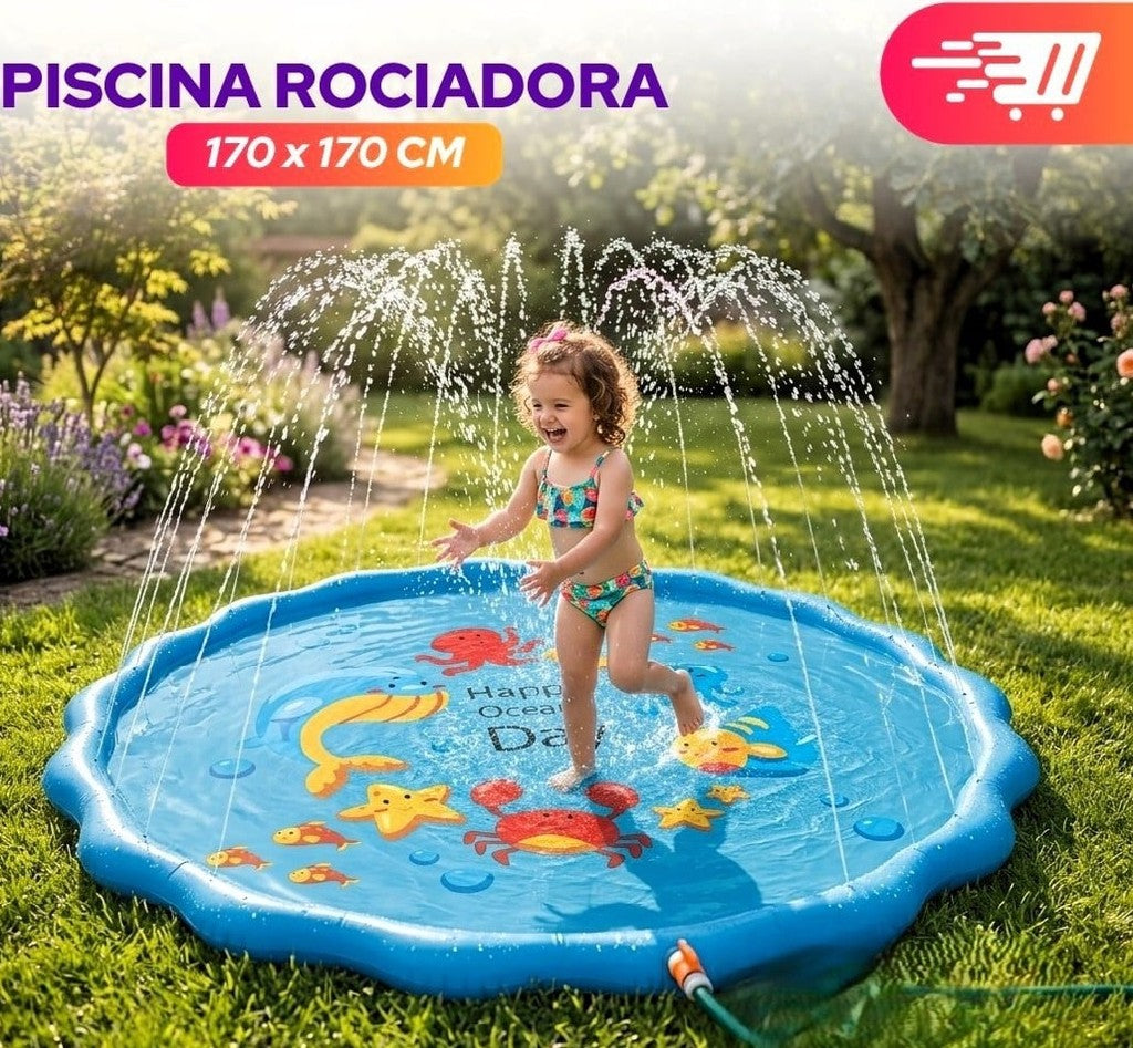 Piscina Rociadora 170cm