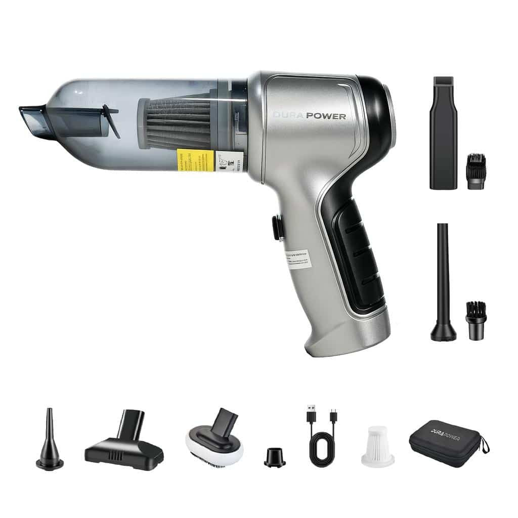 ASPIRADORA DE MANO 4EN1 10PZAS, MARCA DURA POWER