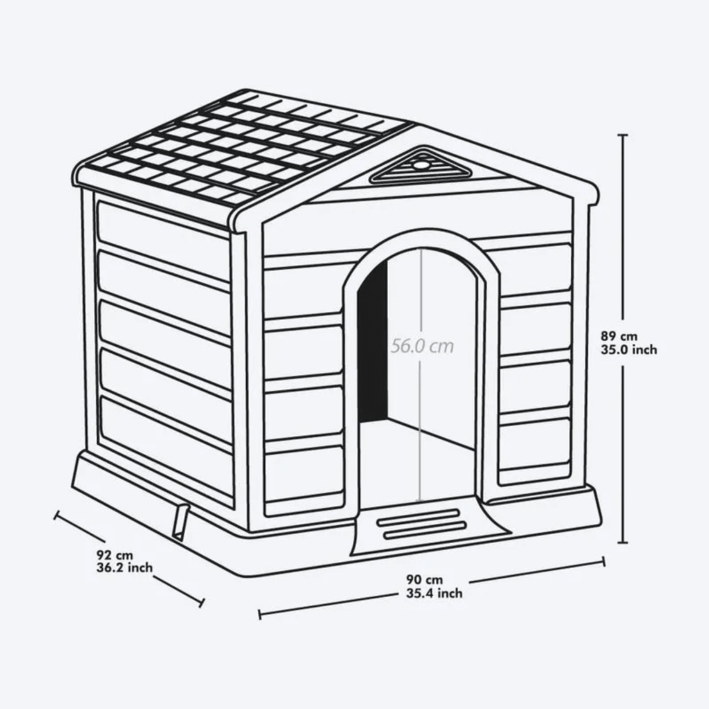Casa Para Perro Razas Medianas y Grandes