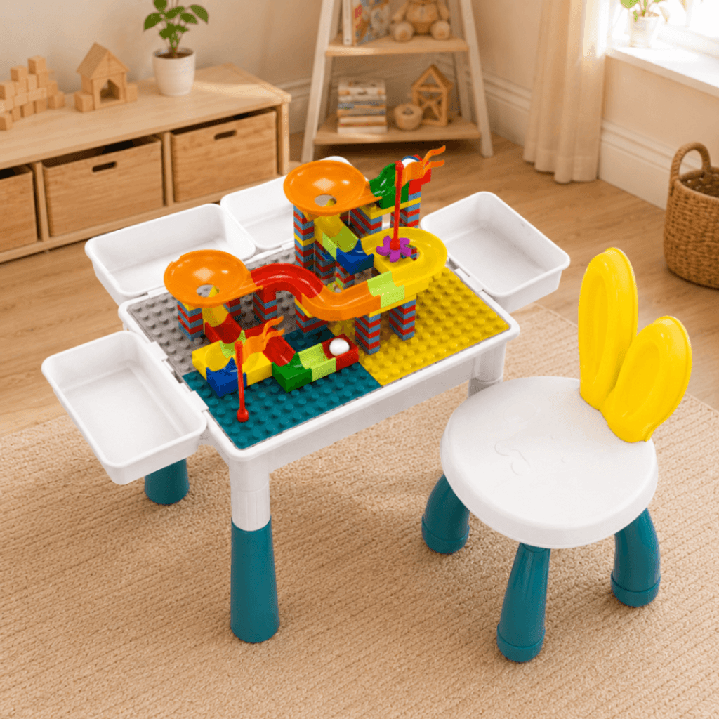 Mesa Infantil De Bloques