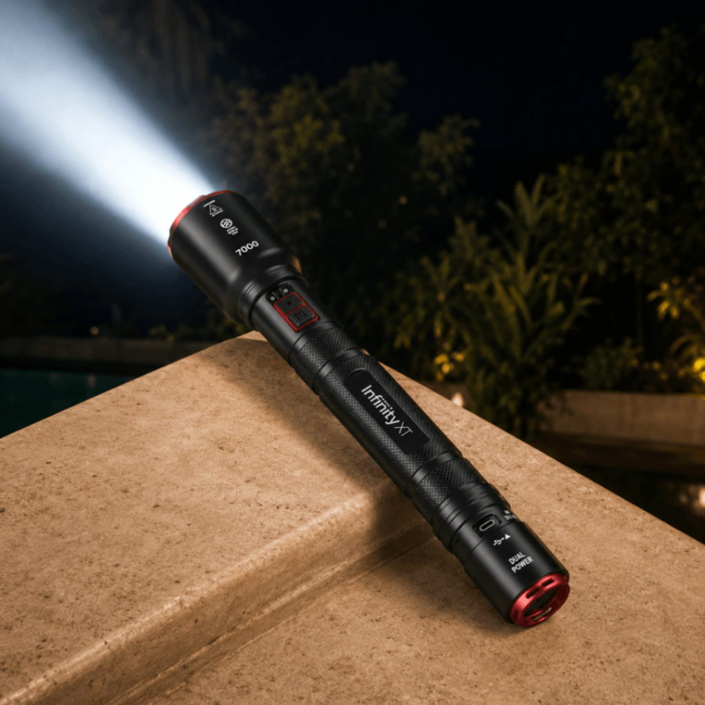 LINTERNA INFINITY X1 7000 LUMENS, DUAL POWER