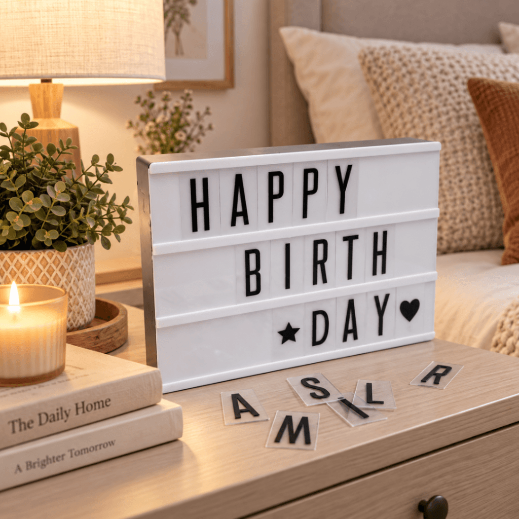 Caja Cinematica - Led Message Light Box