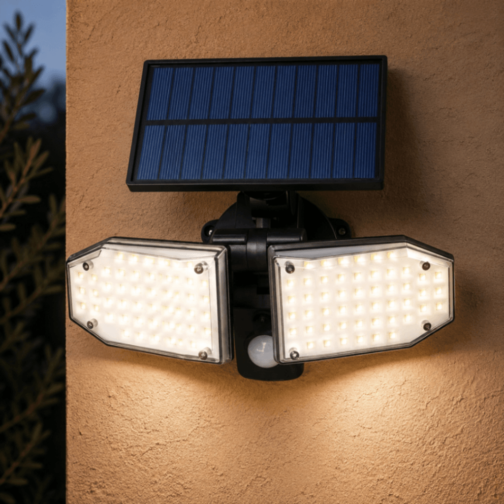Lampara Con Panel Solar Y Sensor De Movimiento Jd-2101 - 100 Smd Led