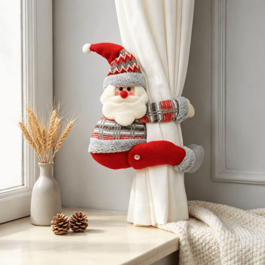 Sujetadores de Cortina Navideños