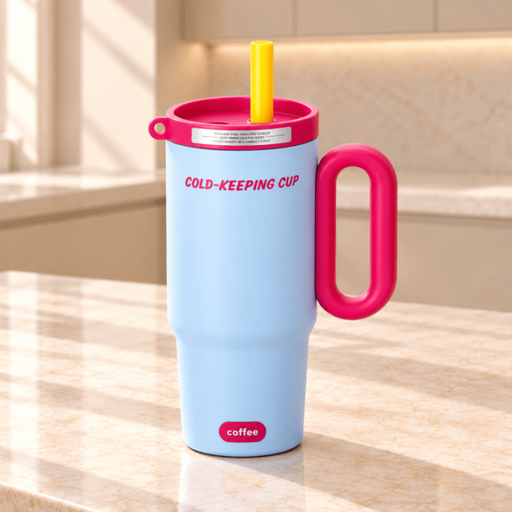 Vaso Termico con Popote