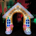 Inflable Navideño Casita Jengibre 2.70 Mts. Alto