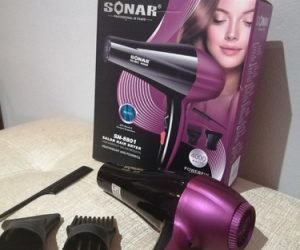 SECADORA DE CABELLO SONAR PROFESIONAL SN-1238 – INCLUYE 1 BOQUILLA – MI  SHOP ONLINE