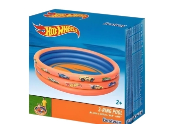 Piscina Inflable Bestway Hot Wheels 93403 1.22M X 25Cm